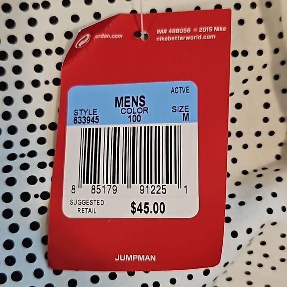 Black and White Jordan shirt with half sleeves - Picture 1 of 2